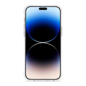 Rifle Paper Co. iPhone 14 Pro Max Case [Compatible with MagSafe] [10ft Drop Protection] Cute iPhone Case 6.7" with Floral Pattern, Anti-Scratch Tech, Shockproof Material, Slim Fit - Garden Party Blue