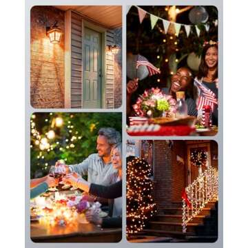 DEWENWILS Outdoor Wireless Remote Control Outlet Power Strip Weatherproof, Expandable Indoor Outdoor Electrical Plug in Light Switch, 15 A, 7-Inch Extension Cord, 100 FT Range, ETL Listed