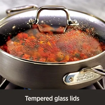 All-Clad HA1 Nonstick Cookware Set 13 Piece Induction Safe