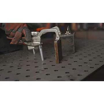 ARMOR TOOL Drill Press Clamp - 3" Weld Table Clamp with Auto Adjust Design & Comfortable Grips - 3DP-70W