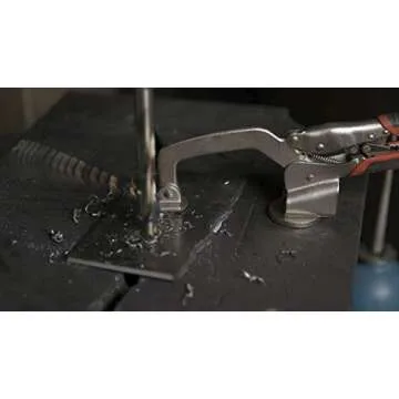 ARMOR TOOL Drill Press Clamp - 3" Weld Table Clamp with Auto Adjust Design & Comfortable Grips - 3DP-70W