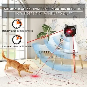 YVE LIFE Laser Cat Toy for Indoor Cats & Dogs