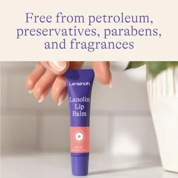 Lansinoh Lanolin Lip Balm 4 Pack Natural Hydration