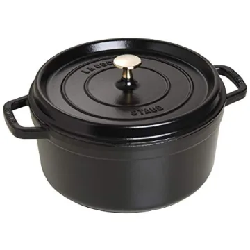 STAUB 5L Round Cast Iron Roaster - Durable Enameled Cookware for Master Chefs