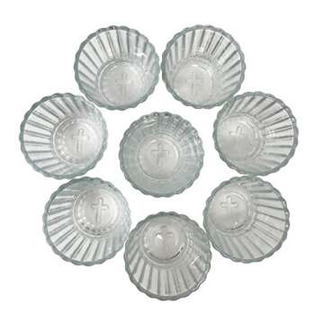 Set of 8 Mezcal Glasses, Vaso Veladora para Mezcal. Traditional Glass for Mexican Drinks With a Wide Mouth in Order to get the Aroma. It Also Serves as a Tequila Shot Glass.