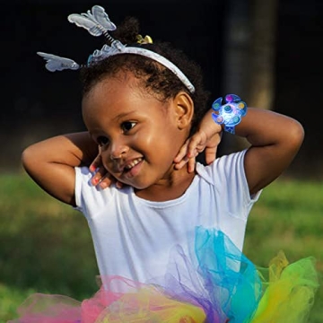 LED Light Up Fidget Spinner Bracelets 25 Pack