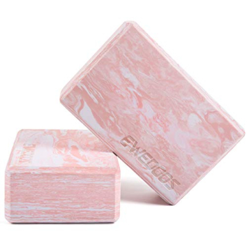 Ewedoos Yoga Blocks 2 Pack Eco Friendly Yoga Block High-Density Non-Slip Yoga Block Set for Yoga Pil...