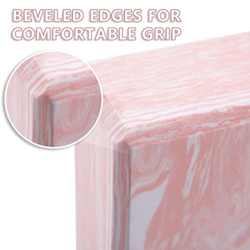 Ewedoos Eco Friendly Yoga Blocks 2 Pack - Non-Slip Set