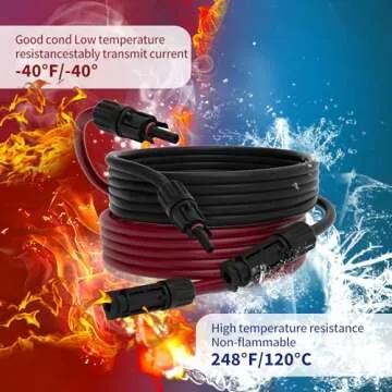 Premium 10 Gauge Solar Extension Cable for Versatile Use
