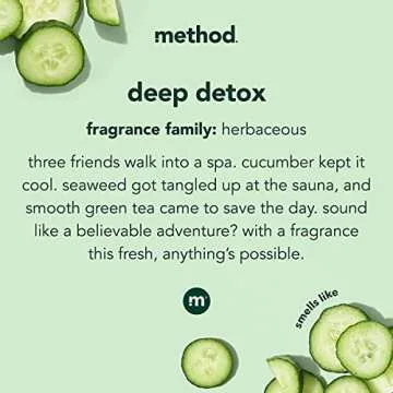 Method Body Wash Daily Zen 18 oz Detoxifying & Eco-Friendly