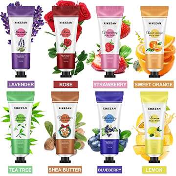 Body Lotion Butter w/8 Pack Travel Size Body Cream Women Gifts Set,Natural Skin Care Products Unique Birthday Christmas Stocking Stuffers Valentines Day Gifts for Her Women Girlfriend Mom Wife