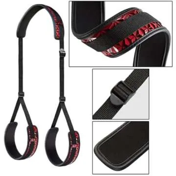 Bed Bondage Restraints Kit for Couples Sex Wrist and Ankle Straps Adult Play Queen Size Bed Bondaged Rope Cord & Rope Leg Spreader Bar for Bedroom Soft Handcuff Toys Women Bondaged Kit Sweatshirt