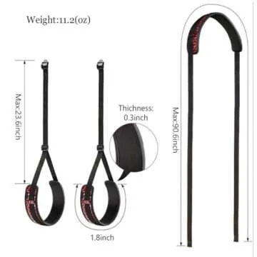 Bed Bondage Restraints Kit for Couples Sex Wrist and Ankle Straps Adult Play Queen Size Bed Bondaged Rope Cord & Rope Leg Spreader Bar for Bedroom Soft Handcuff Toys Women Bondaged Kit Sweatshirt