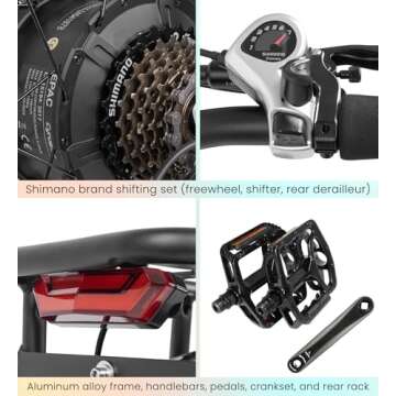 Cyrusher Rumble Electric Bike - 67 Miles of Adventure