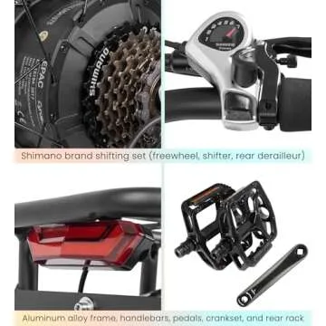 Cyrusher Rumble Electric Bike - 67 Miles of Adventure