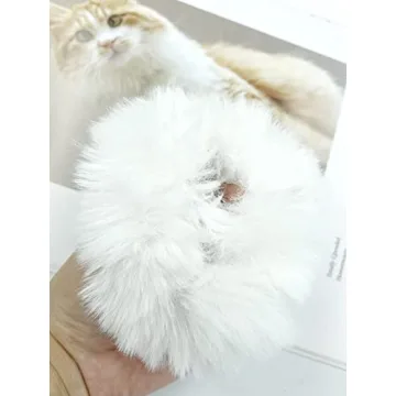 Faux Fur Hair Scrunchies - Stylish & Comfy Hair Ties for Women