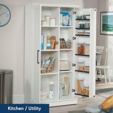 Stylish Sauder HomePlus Storage Cabinet for Organizing
