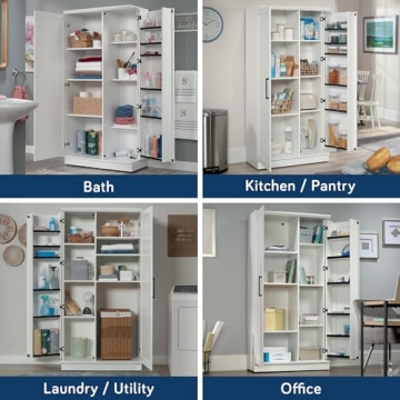 Stylish Sauder HomePlus Storage Cabinet for Organizing