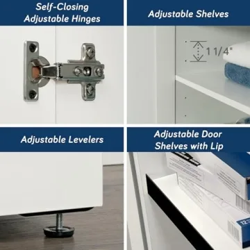 Stylish Sauder HomePlus Storage Cabinet for Organizing