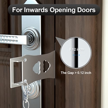 Portable Door Lock for Hotel Door Safety and Security