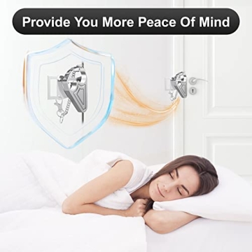 Portable Door Lock for Hotel Door Safety and Security
