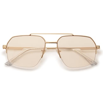 Trendy Aviator Sunglasses for Men and Women by SOJOS