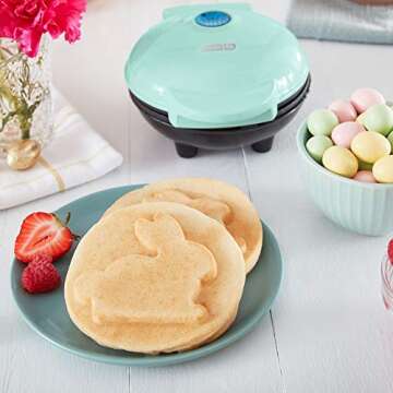 DASH Mini Bunny Waffle Maker for Easy Delicious Breakfasts