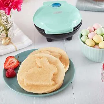 DASH Mini Bunny Waffle Maker for Easy Delicious Breakfasts