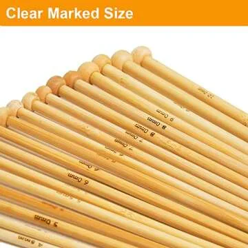36PCS BetyBedy Bamboo Knitting Needles Set for All Creators