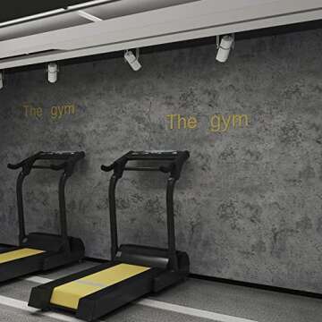 3yecao 24"×354" Thick Grey Blue Concrete Wallpaper Peel and Stick 3D Wide Waterproof Dark Blue Gray...