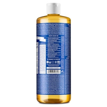 Dr. Bronner's Peppermint Soap - Eco-Friendly 18-in-1 Cleaner