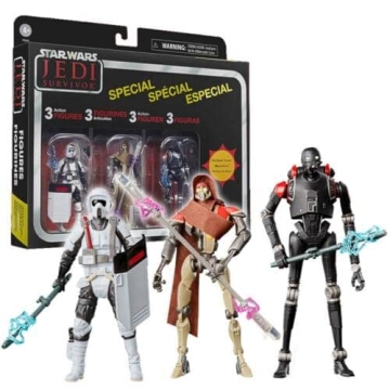 Star Wars Jedi: Survivor Action Figure 3 Pack - Collector's Edition