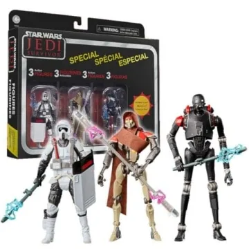 Star Wars Jedi: Survivor Action Figure 3 Pack - Collector's Edition