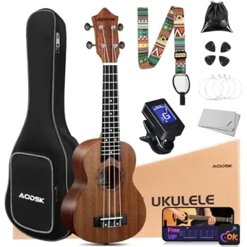 AODSK Soprano Ukulele Starter Kit for Kids & Adults - Perfect Holiday Gift!