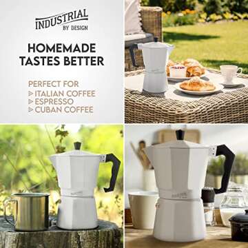 Brew Authentic Coffee with Stovetop Espresso Maker