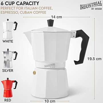 Brew Authentic Coffee with Stovetop Espresso Maker