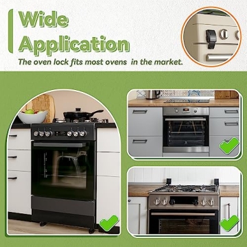 SAFELON Baby Safety Oven Lock, Easy Installation & Heat-Resistant