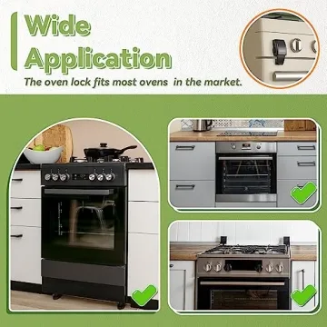 SAFELON Baby Safety Oven Lock, Easy Installation & Heat-Resistant