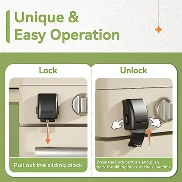 SAFELON Baby Safety Oven Lock, Easy Installation & Heat-Resistant