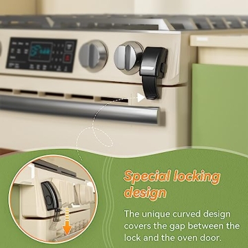 SAFELON Baby Safety Oven Lock, Easy Installation & Heat-Resistant