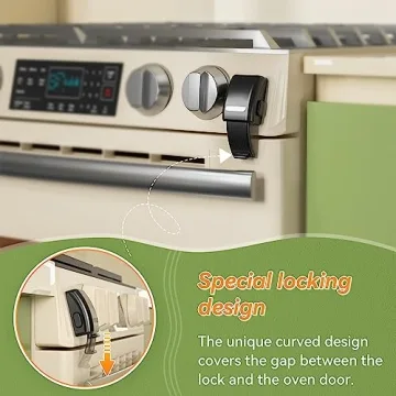 SAFELON Baby Safety Oven Lock, Easy Installation & Heat-Resistant