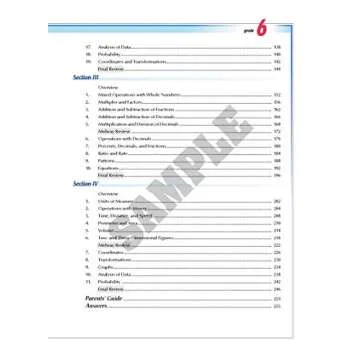 Complete Math Success Grade 6 - Learning Workbook For Sixth Grade Students - Math Activities Children Book – Aligned to National and State Standards