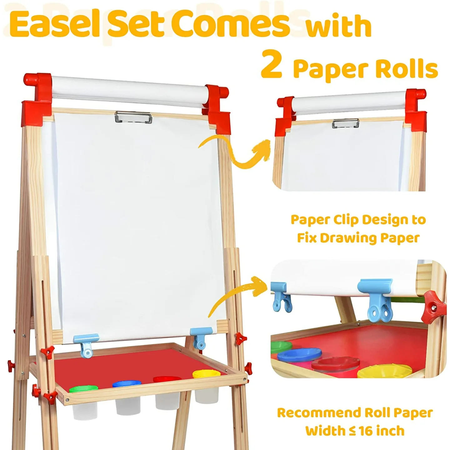 Adjustable Joyooss Kids Art Easel with 100+ Supplies