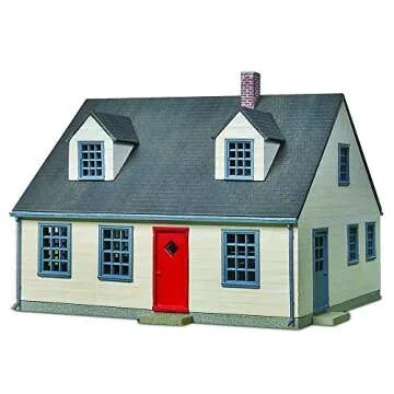 Walthers Cornerstone Cape Cod House Model Kit for HO Scale