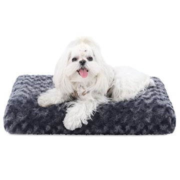 KSIIA Washable Deluxe Plush Dog Bed - Anti-Slip Comfort for All Breeds