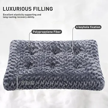 Deluxe Plush Dog Bed - Washable & Comfy Design