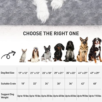 Deluxe Plush Dog Bed - Washable & Comfy Design