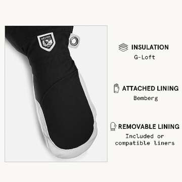 Hestra Women's Heli Ski Mitt - Premium Snow Mitten
