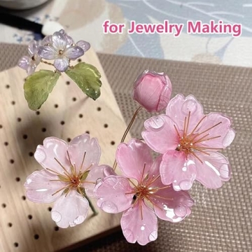 48 Pcs Dried Pressed Cherry Blossom Flowers for Crafts