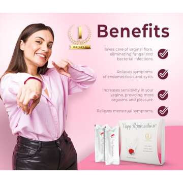Vagy Rejuvenation® Herbal Gels for Vaginal Tightening, 10 Application Pack Natural Moisturizer for ...